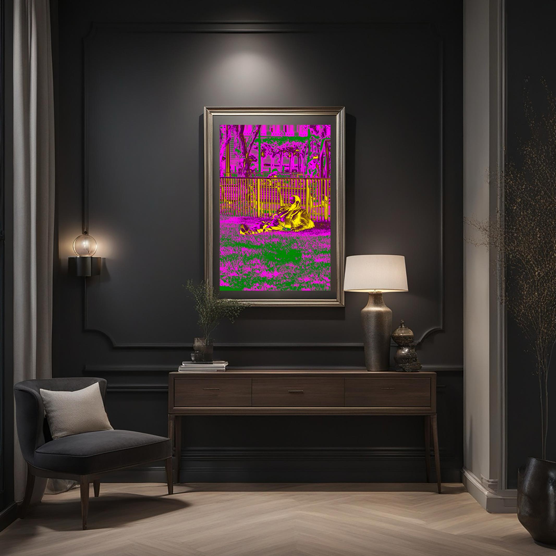 IMPRESSIONIST DREAMS 3 Impressionist Dreams – Photo Art Giclée Print with archival quality, displayed in a modern reading room.
