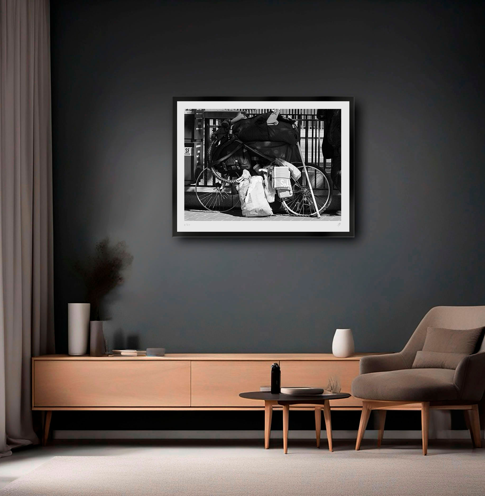 All you need – Fine Art Photography Print with archival quality, displayed in a modern reading room.