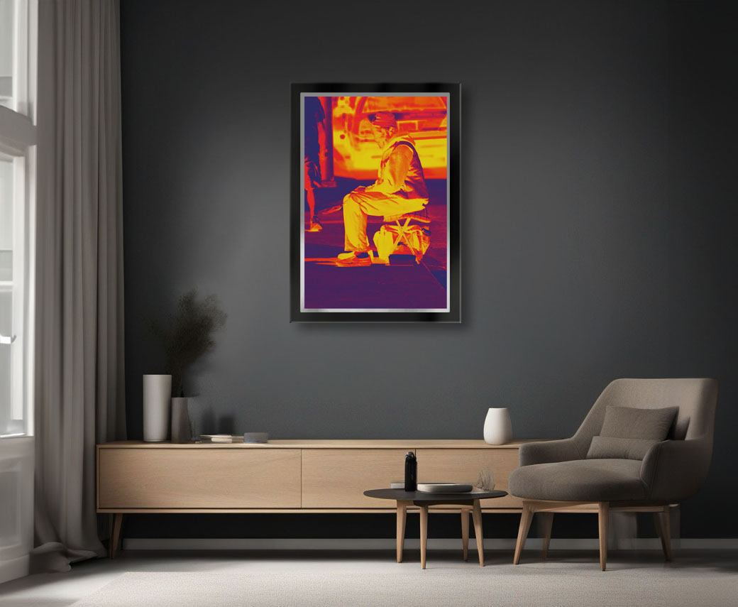 Soul Food – Photo Art Giclée Print with archival quality, displayed in a modern reading room.